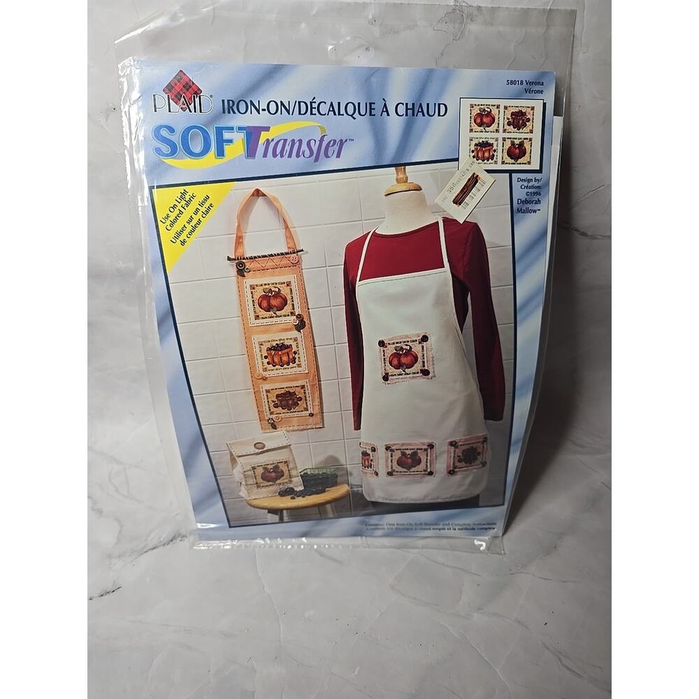 Plaid Iron On Soft Transfer 58018 Verona Kitchen Food